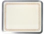 Vance 16 X 20 inch Almond Border Built in Surface Saver Tempered Glass Cutting Board 71620AB
