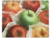 Vance 15 X 12 inch Assorted Apples Surface Saver Tempered Glass Cutting Board 81512AST