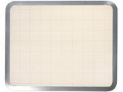 Vance 12 X 15 inch Almond Graphic Built in Surface Saver Tempered Glass Cutting Board 71215AG