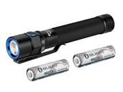 Olight S2A Baton 550 Lumen XM L2 LED Flashlight Use 2x AA