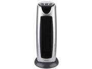Homeleader NSB 200C4L 1500W Tower Heater Ceramic Oscillating Heater with Remote Control LCD and Timer Dark Grey and Silvery