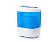 Homeleader W01 012 Mini Washing Machine Portable and Compact Laundry Washer with 6.6lbs Capacity Single Drum Blue and White