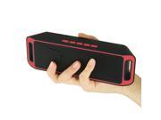 Mindkoo Portable Wireless USB FM Radio Boombox Stereo Bluetooth Speaker For IOS Android Color Blue