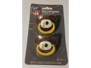 Baby Fanatic NFL Team Pacifier 2 Pack Washington Redskins Stripe