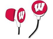 NCAA Wisconsin Badgers Logo iHip Earbuds