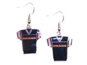 NFL Officially Licensed Chicago Bears Jersey Style Dangle Earrings