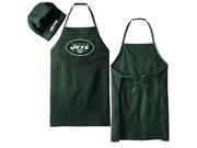 New York Jets NFL Barbeque Apron and Chef s Hat