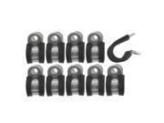 Brake Pipe Clips Rubber Lined P Clips 7 16 11.1mm lines Pack of 10 FL35