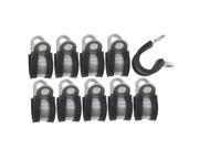 Brake Pipe Clips Rubber Lined P Clips 1 2 12.7mm lines Pack of 10 FL37