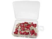 35pc 3mm Wire Red Spade Female Terminal Assortment Kit AST35
