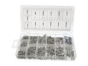 550 piece Metric Sheet Metal Self Tapping Screw Assortment kit AST33