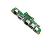 NEW DC Power Jack USB VGA LAN IN Board for Dell Inspiron 1750 Series P N 48.4CN01.011 48.4CN10.OSA