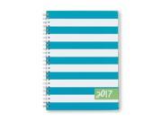Dabney Lee for Blue Sky Cabana 6 x 9 Weekly Monthly Planner Notes Jan 2017 Dec 2017