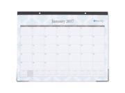 Blue Sky Charlotte 22 x 17 Monthly Desk Pad Calendar Jan 2017 Dec 2017