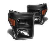 For 11-15 Ford Super Duty Replacement Headlight+Corner Light Kit (Black Housing Amber Reflector) 12 13 14 For 11-15 Ford Super Duty Replacement Headlight+Corner Light Kit (Black Housing Amber Reflector) 12 13 14