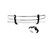 STAINLESS STEEL DOUBLE BAR REAR BUMPER PROTECTOR GUARD FOR 07 13 ACURA MDX YD2