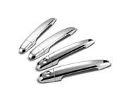 For 03 11 Toyota Tacoma 4Runner Camry 4DR 4pcs Exterior Door Handle Cover with Passenger Keyhole Chrome 06 07 08 09 10