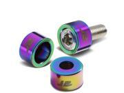 Pack of 3 J2 Engineering Aluminum Engine Ignition Distributor Metric Cup Washer Bolt Kit Neo Chrome Honda Acura