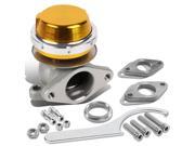 38mm Bolt on 14 PSI 3.9 External Turbo Exhaust Manifold Wastegate Gold