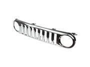 For 07 14 Toyota FJ Cruiser ABS Plastic Vertical Style Front Upper Grille Chrome GSJ15W 08 09 10 11 12 13