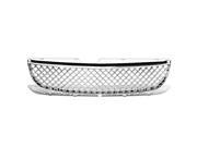 For 97 99 Chevy Malibu N Body ABS Plastic Mesh Front Bumper Grille Chrome 98