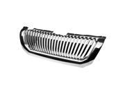 For 00 05 Mitsubishi Montero Sport ABS Plastic Vertical Style Front Upper Grille Chrome 1st Gen 01 02 03 04