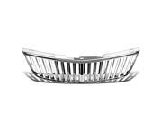 CHROME FRONT BUMPER ABS VERTICLE FENCE GRILL GRILLE GUARD FOR 00 05 CHEVY IMPALA