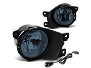 For 08 16 Toyota Sequoia Pair of Bumper Round Driving Fog Lights Switch Smoked Lens 09 10 11 12 13 14 15