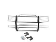 For 94 02 Dodge Ram Pickup Truck Front Bumper Protector Brush Grille Guard Chrome 95 96 97 98 99 00 01