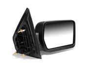 For 04 14 Ford F150 Black Textured Telescoping Manual Folding Side Towing Mirror Back Reflector Right 09 10 11 12 13