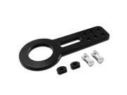 2.45 Anodized Brushed Billet Style Aluminum Front Racing Tow Hook Black