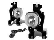 CRYSTAL LENS OE BUMPER FOG LIGHT LAMP PAIR SWITCH FOR 08 10 FORD SUPERDUTY SD