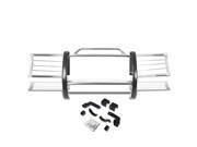 For 84 01 Jeep Cherokee XJ Front Bumper 1 Piece Brush Grille Guard Chrome 00 99 98 97 96 95 94 93 92 91 90 89 88 87 86