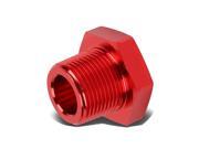3 4 Male to 1 4 Female Anodized NPT Piping Thread Reducer Adapter Fitting Red