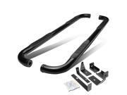 BLACK 3 SIDE STEP NERF BAR RUNNING BOARD FOR 03 08 NISSAN MURANO Z50 FWD AWD