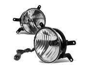CLEAR LENS OE BUMPER FOG LIGHT LAMP PAIR SWITCH FOR 05 09 FORD MUSTANG PONY GT