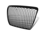 For 08 11 Audi A6 Quattro ABS Plastic Honeycomb Mesh Style Front Grille Black C6 Typ 4F Facelifted 09 10