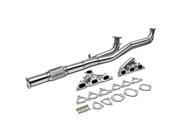For 91 99 Mitsubishi 3000GT Performance 6 2 1 Design 3 PC Stainless Steel Exhaust Header Kit 92 93 94 95 96 97 98