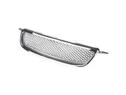 For 03 05 Toyota Corolla ABS Plastic Mesh Front Upper Grille Chrome 9th Gen E120 04