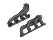 For 79 93 Mustang GT 4 1 Design 2 PC Stainless Steel Exhaust Header Black Ceramic Coated 85 86 87 88 89 90 91 92