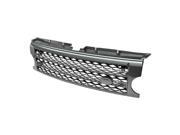 For 05 09 Land Rover ABS Plastic Mesh Front Bumper Grille Gray Discovery III LR3 06 07 08