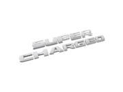 3D Letter Metal Emblem Supercharged Badge