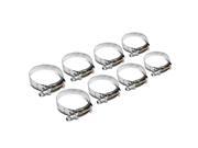 2 Zinc Coated Stainless Steel T Bolt Clamp Pack of 8