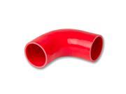 2.5 4 PLY 90 DEGREE ELBOW INTERCOOLER INTAKE PIPING SILICONE COUPLER HOSE RED