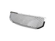 For 06 10 Dodge Caliber ABS Plastic Sport Mesh Front Grille Chrome PM MK 07 08 09
