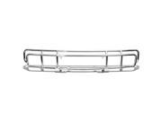OE STYLE CHROME STAINLESS STEEL FRONT BRUSH GRILLE GUARD KIT FOR 03 09 HUMMER H2
