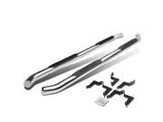 CHROME 3 SIDE STEP NERF BAR RUNNING BOARD FOR 07 16 TOYOTA TUNDRA DOUBLE CAB