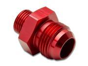 10AN Anodized T 6061 Aluminum Red Straight Oil Line Fitting Adapter 5 8 18 UNF