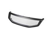 For 11 12 Honda Accord 4DR Type R Style ABS Plastic Aluminum Mesh Front Grille 8th Gen CP CS Facelifted