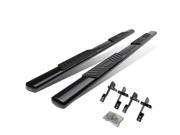 5 BLACK OVAL SIDE STEP NERF BAR RUNNING BOARD FOR 01 03 FORD F150 SUPERCREW CAB